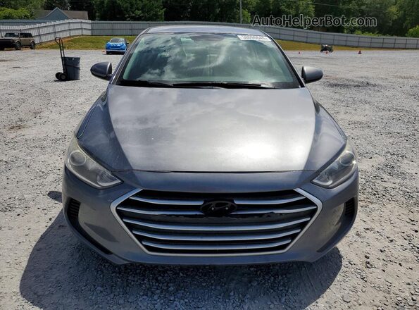 5NPD84LF8JH324917 2018 HYUNDAI ELANTRA Silver Widok z przodu