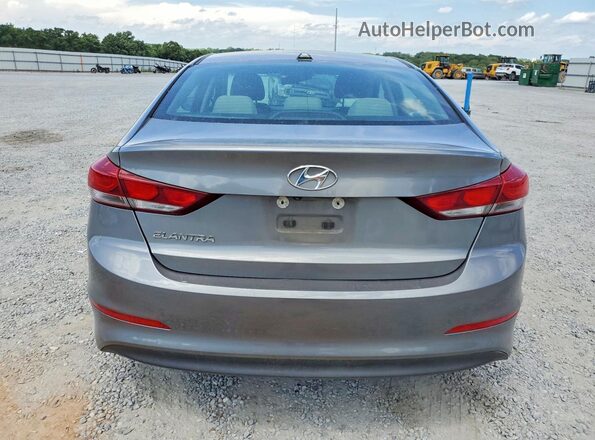 5NPD84LF8JH324917 2018 HYUNDAI ELANTRA Silver Widok z tyłu