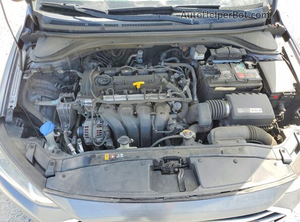 5NPD84LF8JH324917 2018 HYUNDAI ELANTRA Silver Widok wnętrza z tyłu