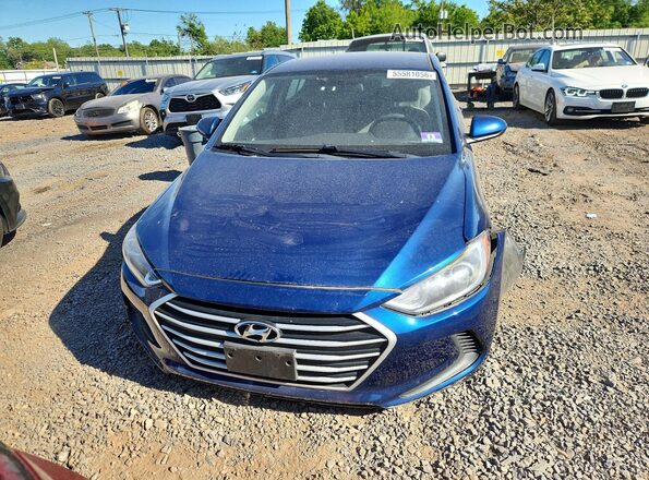 5NPD84LF8JH326408 2018 HYUNDAI ELANTRA Синий Вид спереди