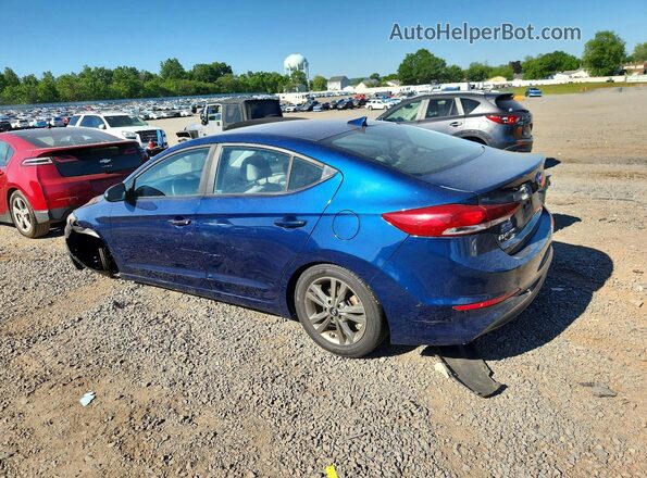 5NPD84LF8JH326408 2018 HYUNDAI ELANTRA Синий Задняя левая четверть