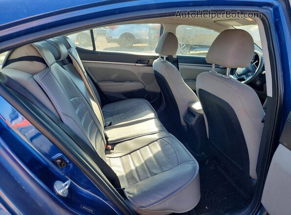 5NPD84LF8JH326408 2018 HYUNDAI ELANTRA Синий Вид задних сидений