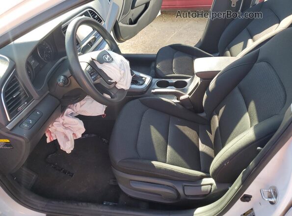 5NPD84LF8JH335531 2018 HYUNDAI ELANTRA Белый Вид салона спереди