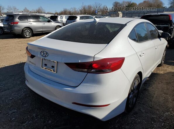 5NPD84LF8JH335531 2018 HYUNDAI ELANTRA Белый Задняя правая четверть