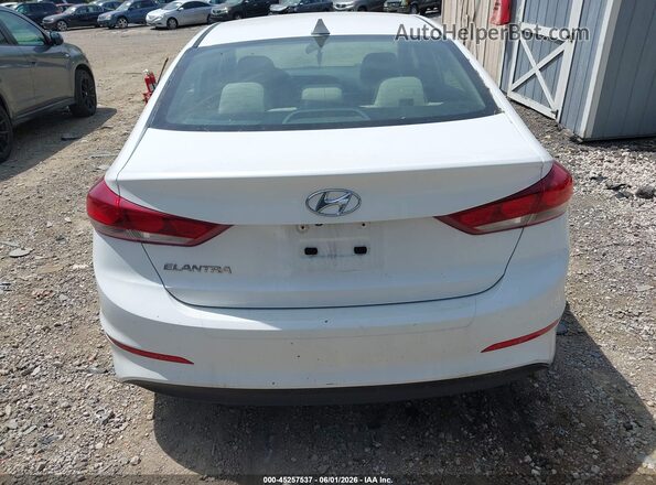 5NPD84LF8JH344861 2018 HYUNDAI ELANTRA White 