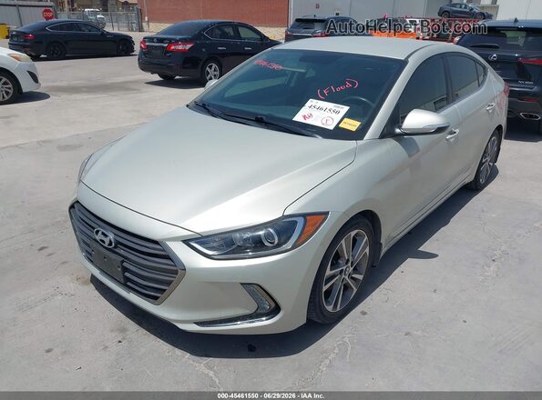 5NPD84LF8JH350448 2018 HYUNDAI ELANTRA Beige Передня ліва чверть