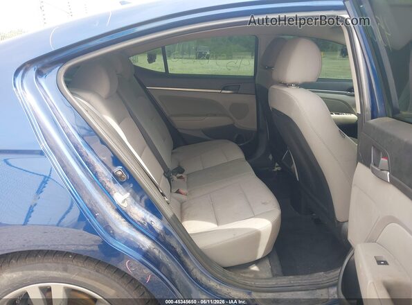 5NPD84LF8JH351907 2018 HYUNDAI ELANTRA Blue Вид наклейки з VIN-кодом
