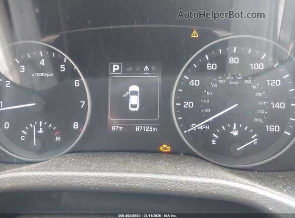 5NPD84LF8JH351907 2018 HYUNDAI ELANTRA Blue Вид задніх сидінь