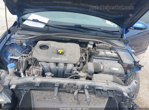 5NPD84LF8JH351907 2018 HYUNDAI ELANTRA Blue Вид ззаду