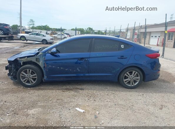5NPD84LF8JH351907 2018 HYUNDAI ELANTRA Blue Панорамний вид салону 360°