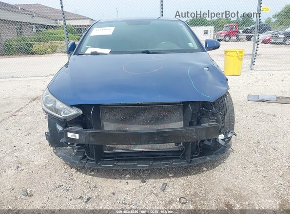 5NPD84LF8JH351907 2018 HYUNDAI ELANTRA Blue Вид щитка приладів