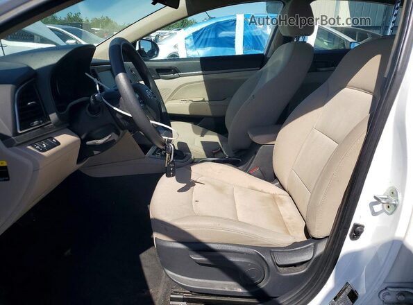 5NPD84LF8JH398919 2018 HYUNDAI ELANTRA White 