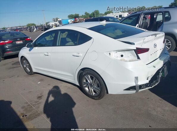 5NPD84LF8KH405109 2019 HYUNDAI ELANTRA White Rear left