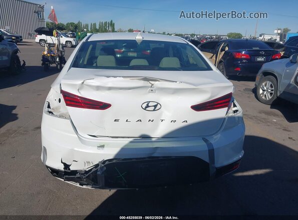 5NPD84LF8KH405109 2019 HYUNDAI ELANTRA White 