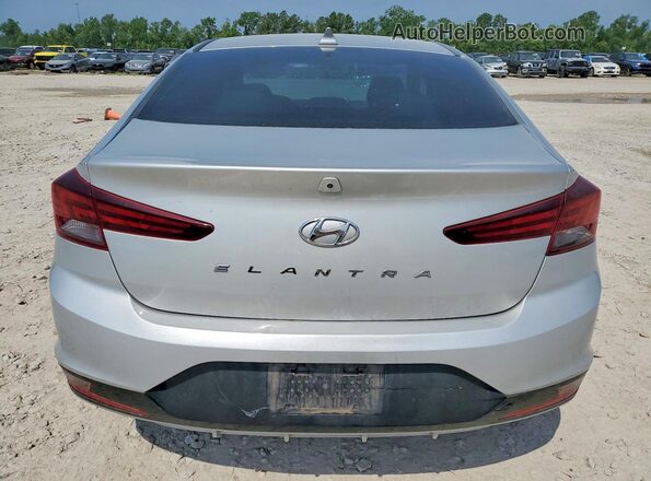 5NPD84LF8KH408088 2019 HYUNDAI ELANTRA Серебряный Вид сзади