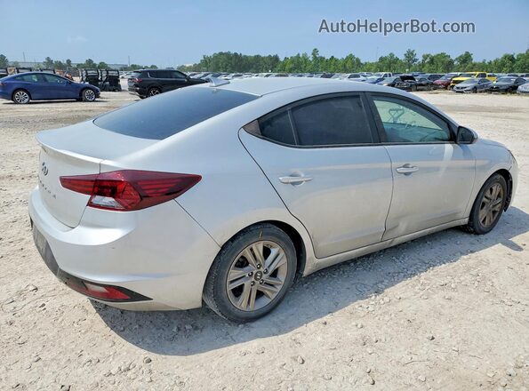 5NPD84LF8KH408088 2019 HYUNDAI ELANTRA Серебряный Задняя правая четверть