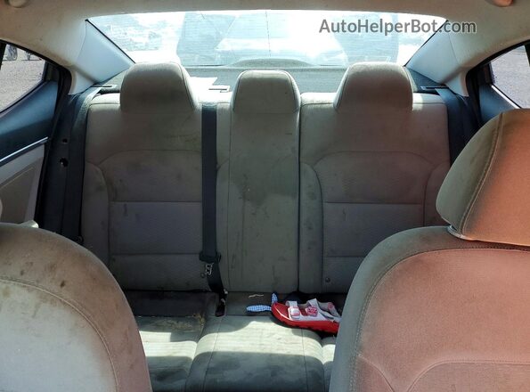 5NPD84LF8KH408088 2019 HYUNDAI ELANTRA Серебряный Вид задних сидений