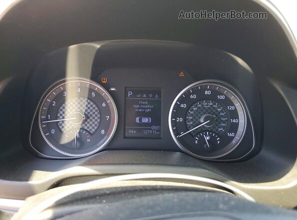 5NPD84LF8KH409368 2019 HYUNDAI ELANTRA Gray ხელსაწყოთა პანელის ხედი