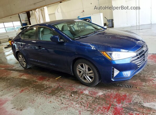 5NPD84LF8KH416224 2019 HYUNDAI ELANTRA Blue 