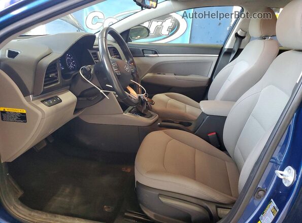 5NPD84LF8KH416224 2019 HYUNDAI ELANTRA Blue 