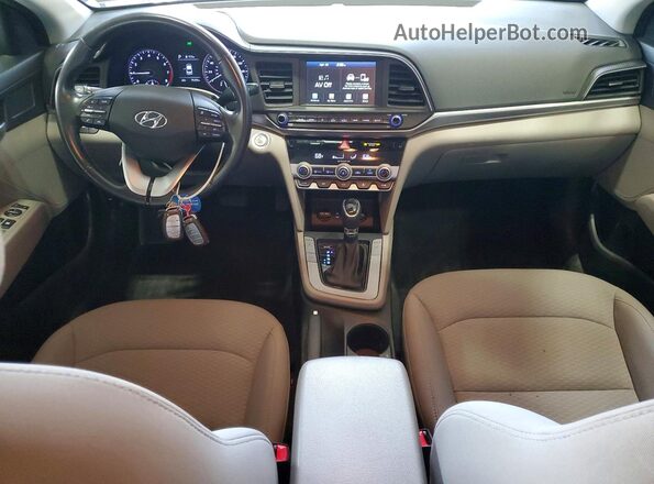 5NPD84LF8KH416224 2019 HYUNDAI ELANTRA Blue 