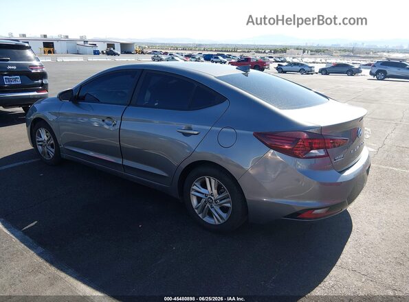 5NPD84LF8KH422492 2019 HYUNDAI ELANTRA Серый Задняя левая четверть