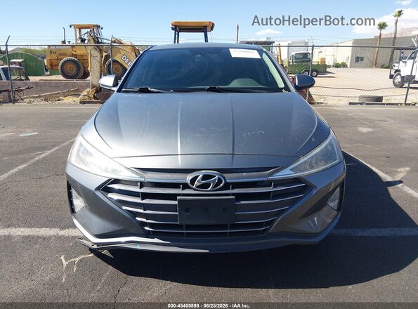 5NPD84LF8KH422492 2019 HYUNDAI ELANTRA Серый Вид щитка приборов