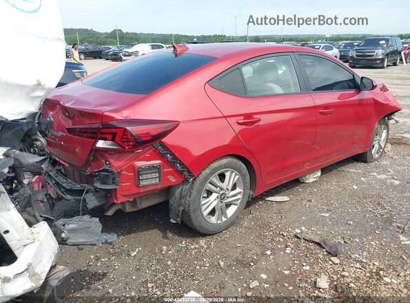 5NPD84LF8KH438188 2019 HYUNDAI ELANTRA Red Задня права чверть