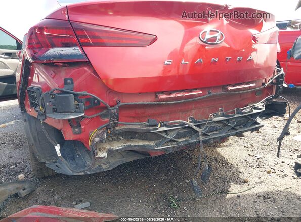 5NPD84LF8KH438188 2019 HYUNDAI ELANTRA Red Вид спереду