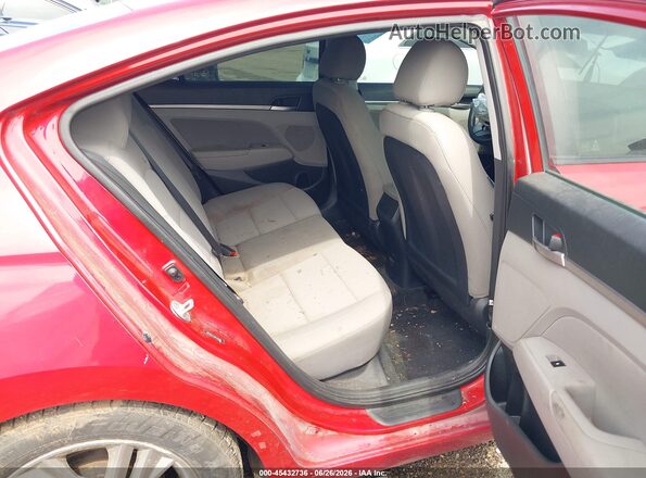 5NPD84LF8KH438188 2019 HYUNDAI ELANTRA Red Вид наклейки з VIN-кодом