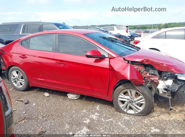 5NPD84LF8KH438188 2019 HYUNDAI ELANTRA Red Панорамний вид салону 360°