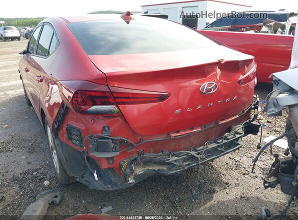 5NPD84LF8KH438188 2019 HYUNDAI ELANTRA Red 