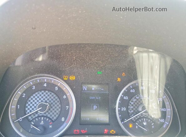 5NPD84LF8KH442757 2019 HYUNDAI ELANTRA Black Вид щитка приладів