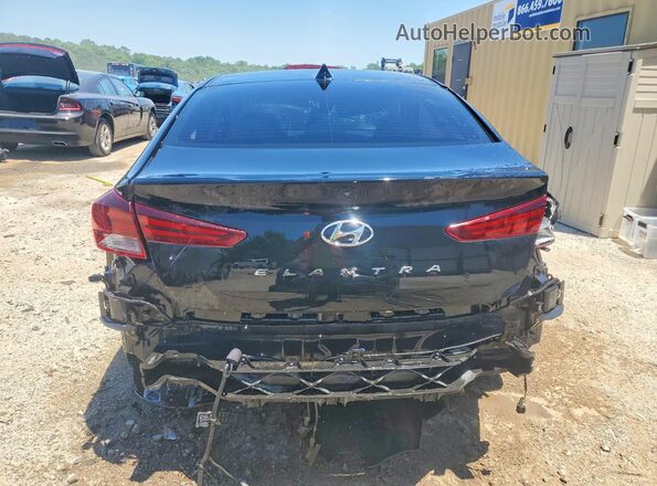 5NPD84LF8KH442757 2019 HYUNDAI ELANTRA Black Вид ззаду