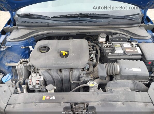 5NPD84LF8KH448428 2019 HYUNDAI ELANTRA Blue Rear view