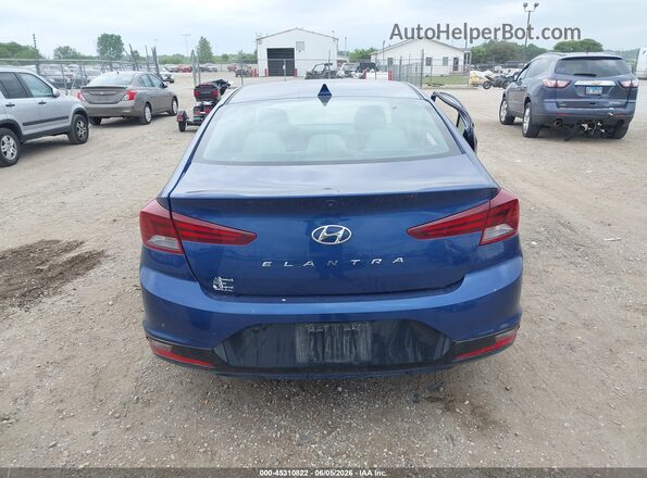 5NPD84LF8KH448428 2019 HYUNDAI ELANTRA Blue 