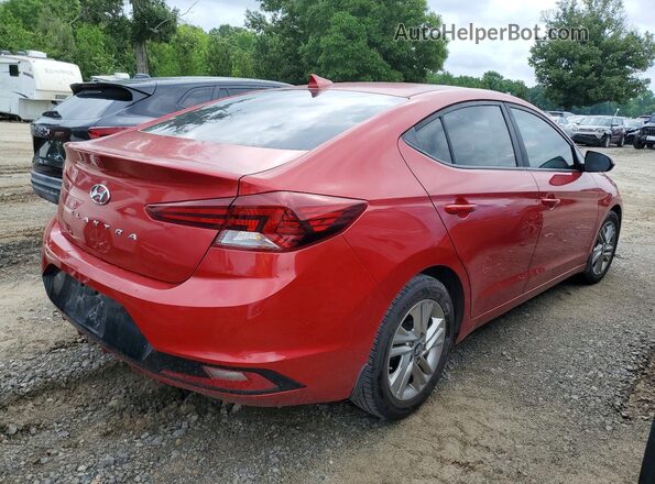 5NPD84LF8KH451197 2019 HYUNDAI ELANTRA Red Rear right