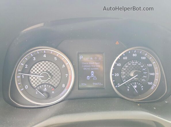5NPD84LF8KH451197 2019 HYUNDAI ELANTRA Red Instrument cluster view