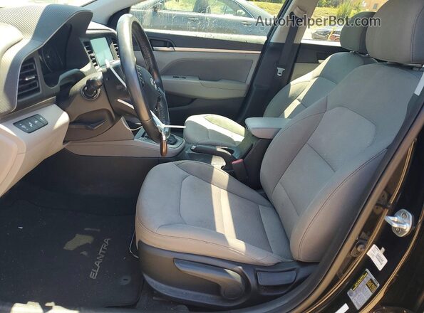 5NPD84LF8KH455069 2019 HYUNDAI ELANTRA Black Vista interior delantera