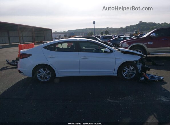 5NPD84LF8KH463897 2019 HYUNDAI ELANTRA White Vista interior de 360 grados