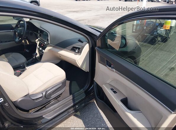 5NPD84LF8LH502571 2020 HYUNDAI ELANTRA Black Widok wnętrza z przodu