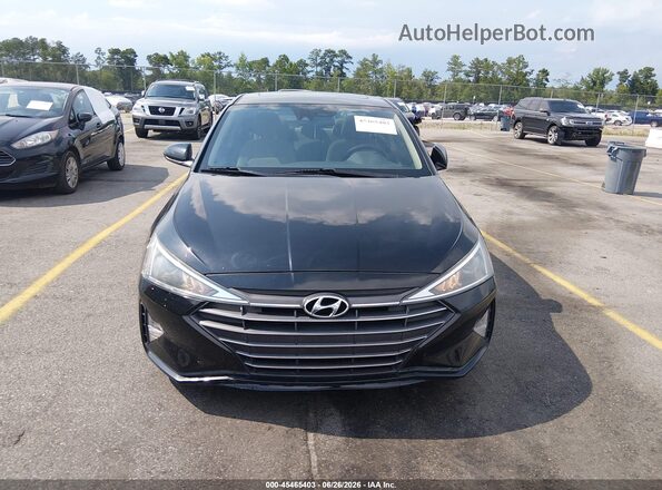5NPD84LF8LH502571 2020 HYUNDAI ELANTRA Black Widok zestawu wskaźników