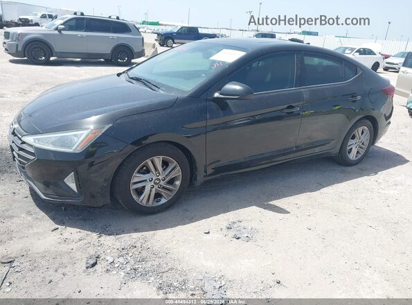 5NPD84LF8LH505034 2020 HYUNDAI ELANTRA Black Vista tres cuartos delantera izquierda