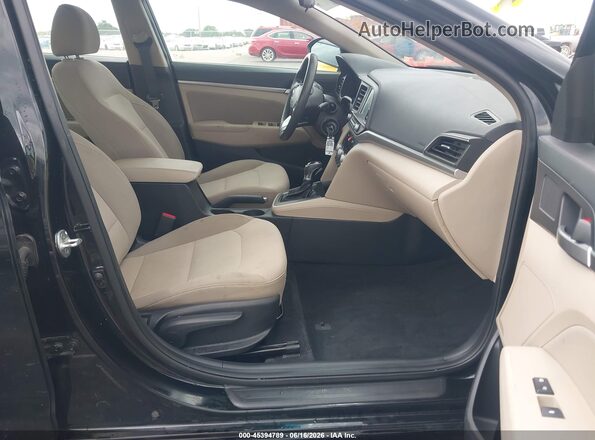5NPD84LF8LH510945 2020 HYUNDAI ELANTRA Черный Вид салона спереди