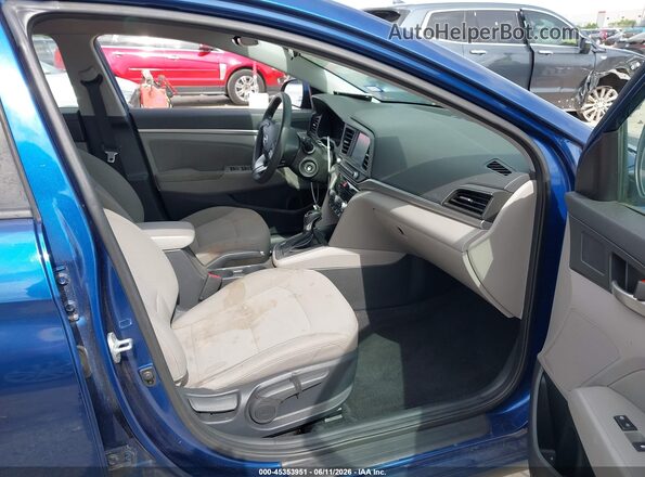 5NPD84LF8LH532315 2020 HYUNDAI ELANTRA Blue წინა სალონის ხედი