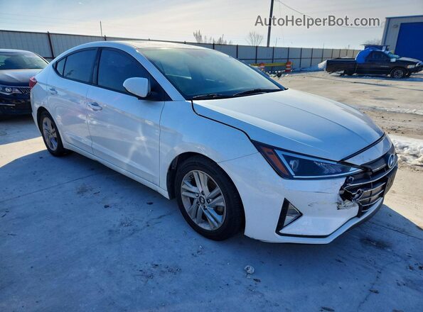 5NPD84LF8LH554881 2020 HYUNDAI ELANTRA Белый Передняя правая четверть