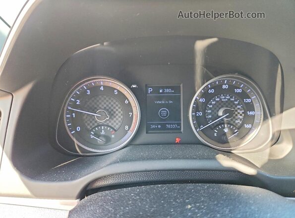 5NPD84LF8LH554881 2020 HYUNDAI ELANTRA Белый Вид щитка приборов