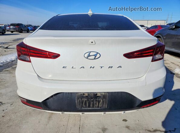 5NPD84LF8LH554881 2020 HYUNDAI ELANTRA Белый Вид сзади