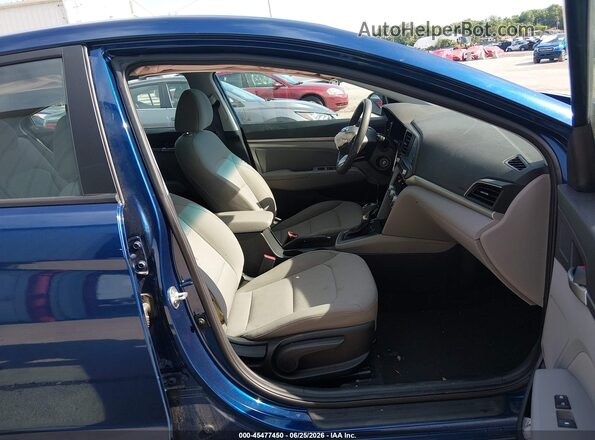5NPD84LF8LH560115 2020 HYUNDAI ELANTRA Blue წინა სალონის ხედი