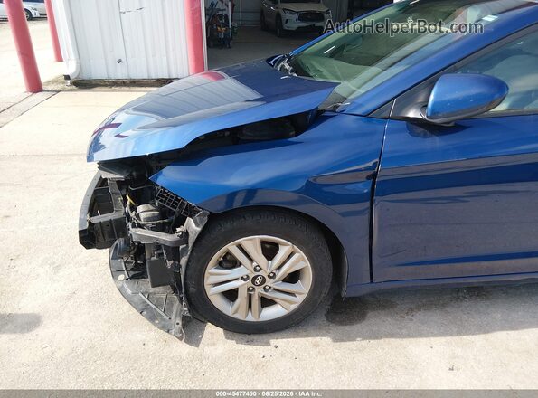 5NPD84LF8LH560115 2020 HYUNDAI ELANTRA Blue წინა ხედი